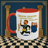 Masonic Mugs - Stepping Out - Senior Deacon Printify