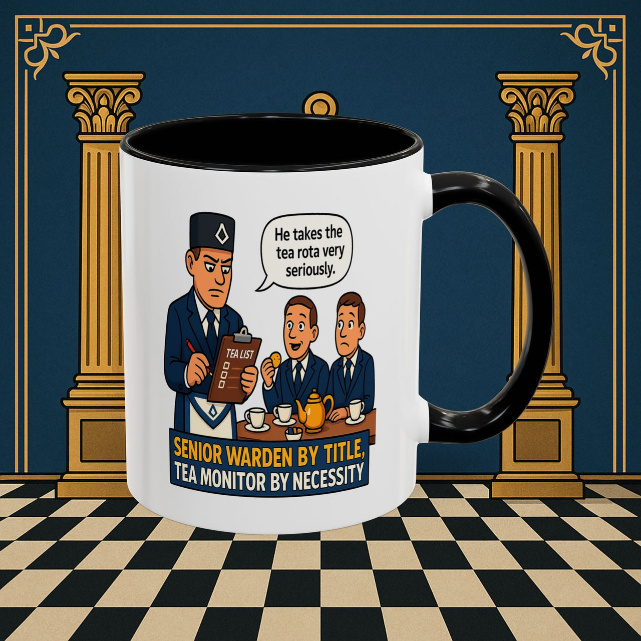 Masonic Mugs - Tea Rota Titans - Senior Warden Printify