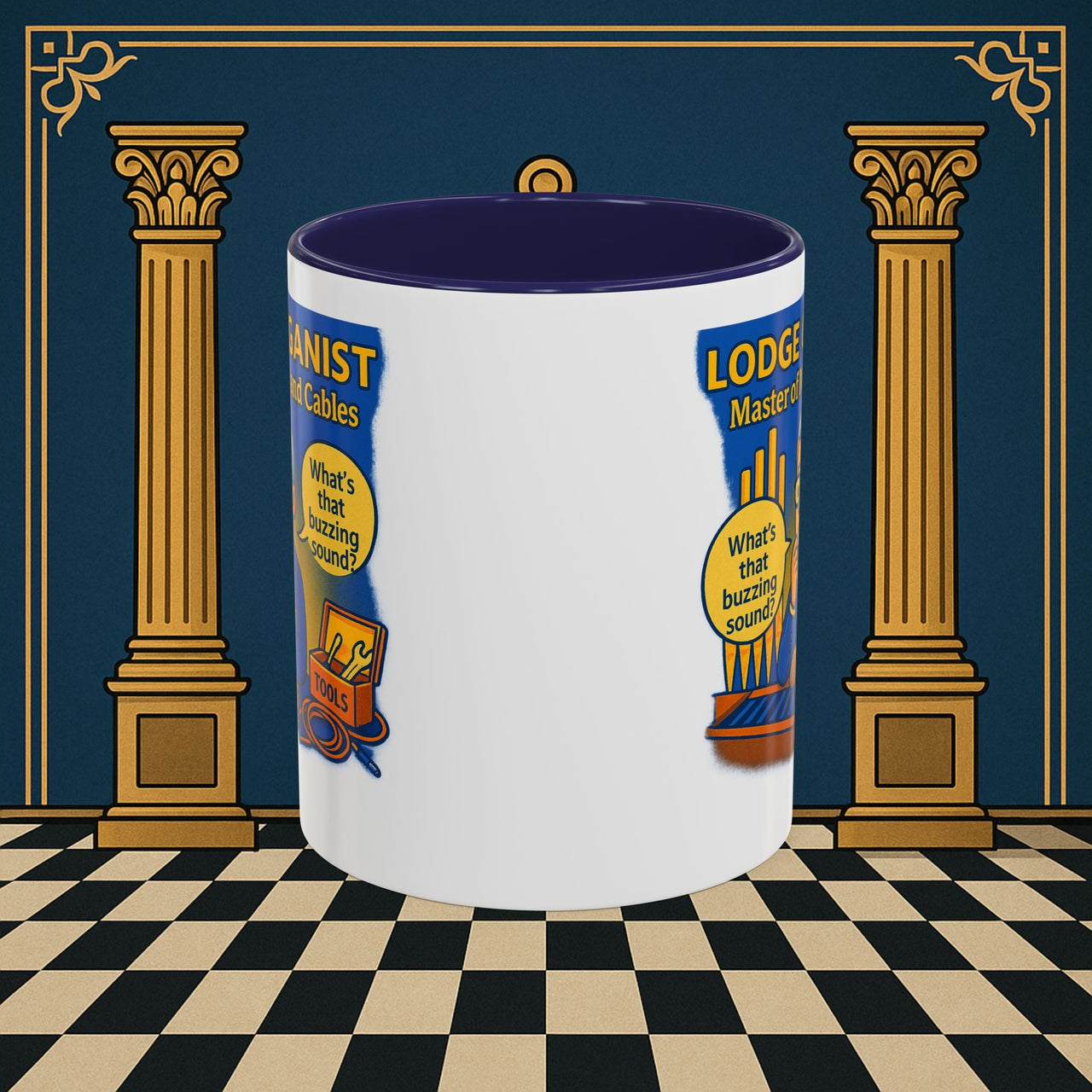 Masonic Mugs - Buzz Kill - Organist Printify