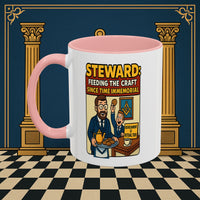 Masonic Mugs - Feeding Freemasonry's Fellowship - Steward Printify