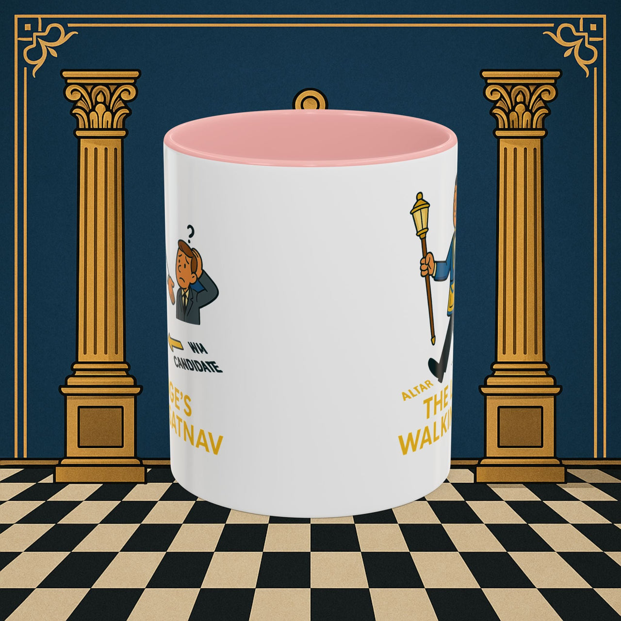Masonic Mugs - The Lodge's Walking Satnav - Senior Deacon Printify
