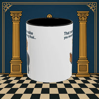 Masonic Mugs Ready to Go – Wrong Ritual (Accent Coloured 11oz Mug) Printify