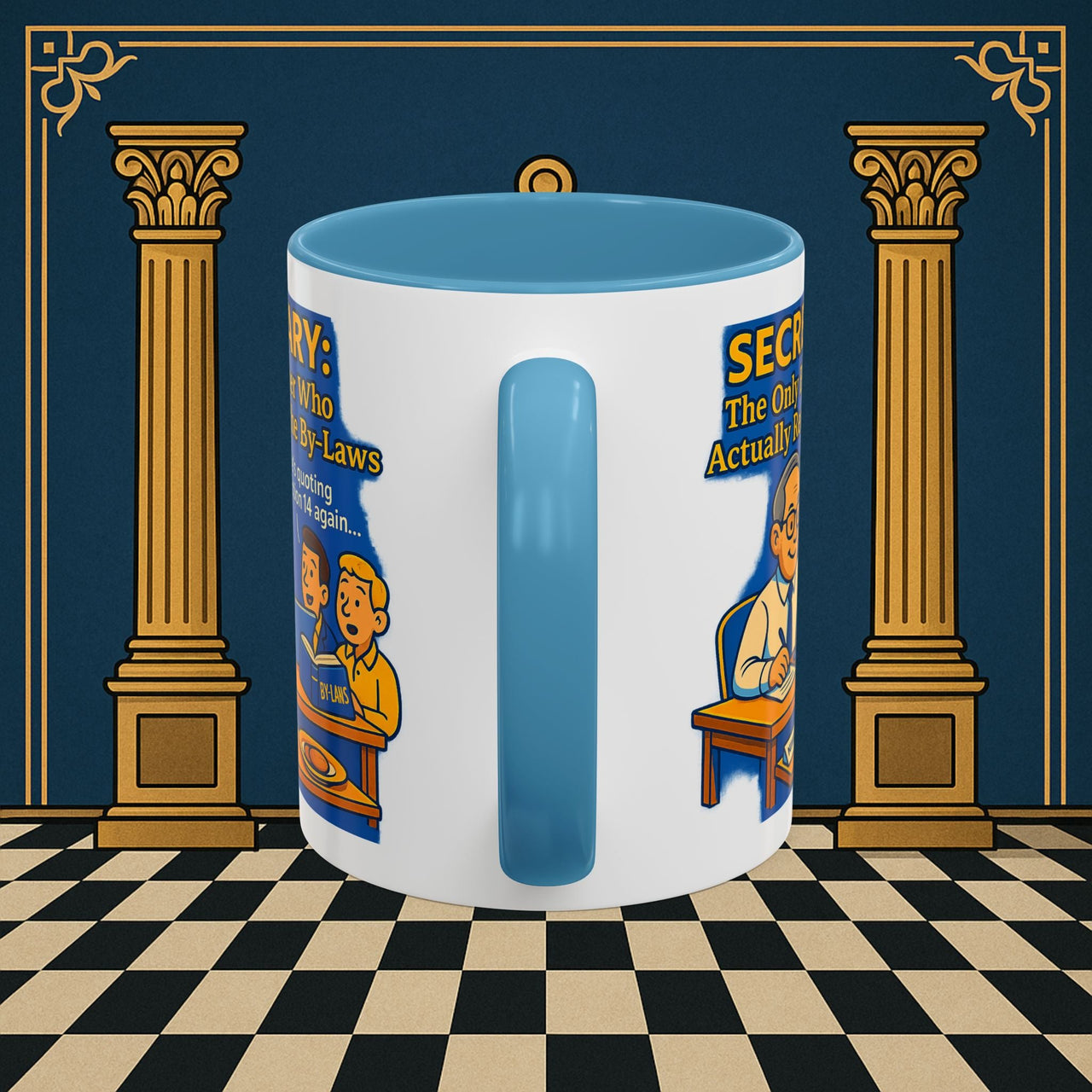 Masonic Mugs - Bureaucratic Bliss - Secretary Printify