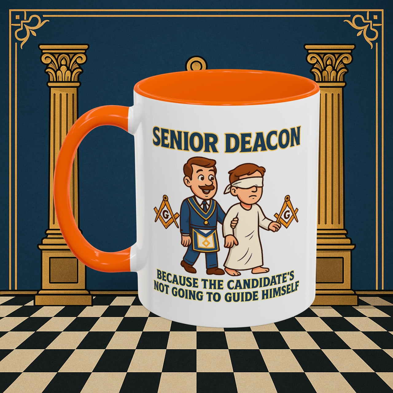 Masonic Mugs - Guiding Light - Senior Deacon Printify