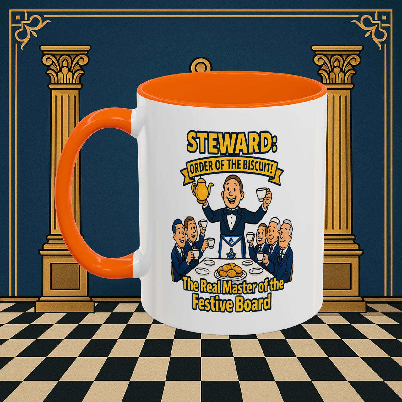 Masonic Mugs - Masonic Tea Party - Steward Printify