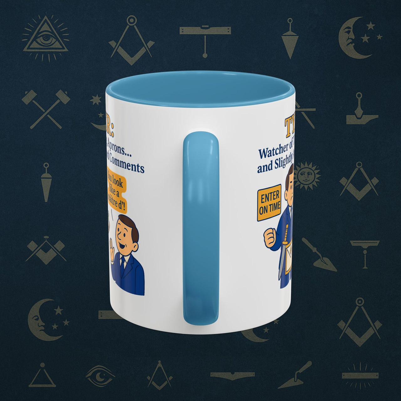 Masonic Mugs - Tyler's Awkward Moment - Tyler Printify