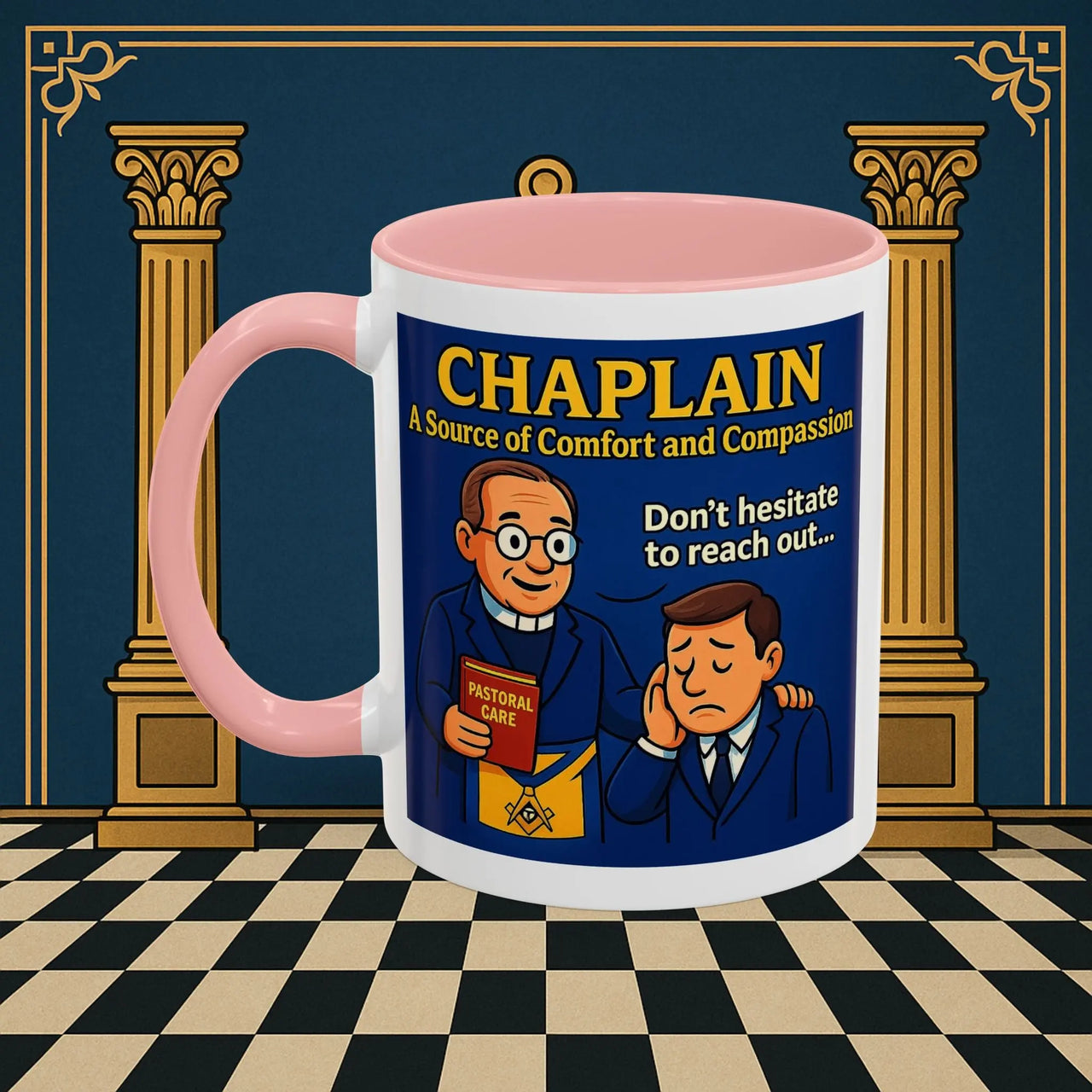 Masonic Mugs - Healing Hearts - Chaplain Printify