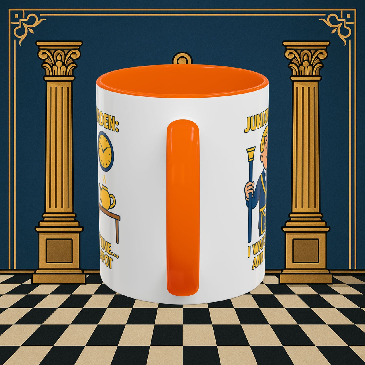 Masonic Mugs - Masonic Moments: Lodge Officer's Tea Time, Junior Warden Printify