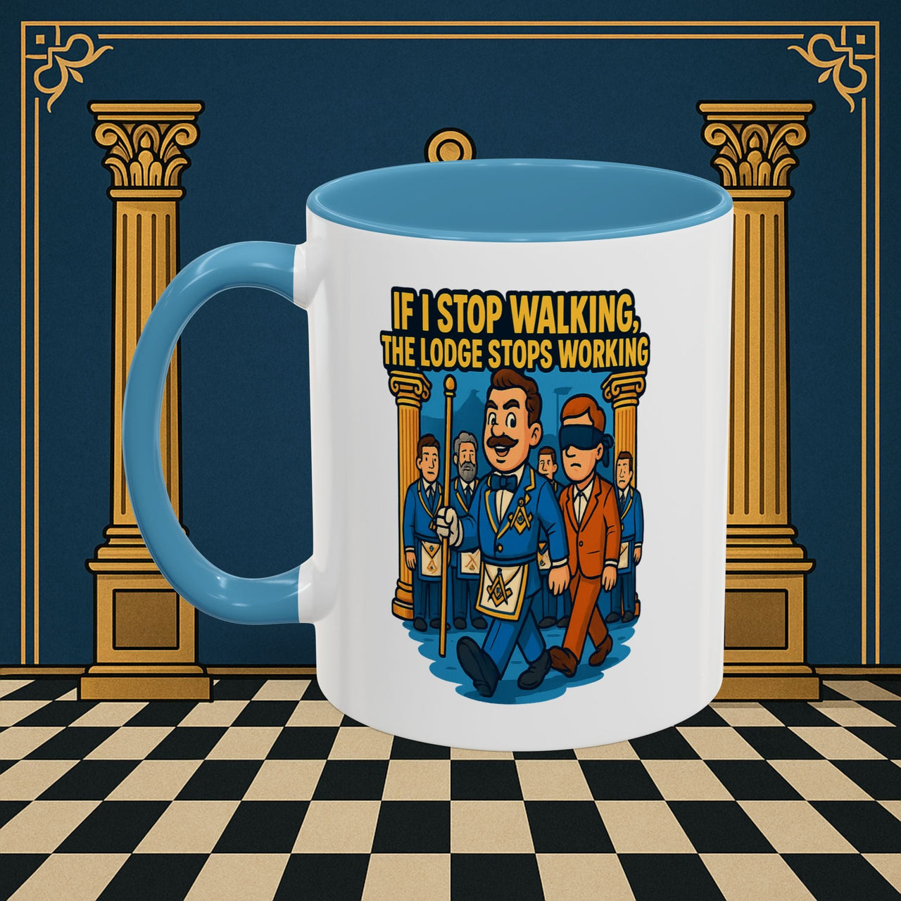 Masonic Mugs - Walking the Masonic Path - Senior Deacon Printify