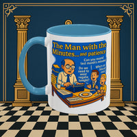 Masonic Mugs - Bureaucratic Blues - Secretary Printify