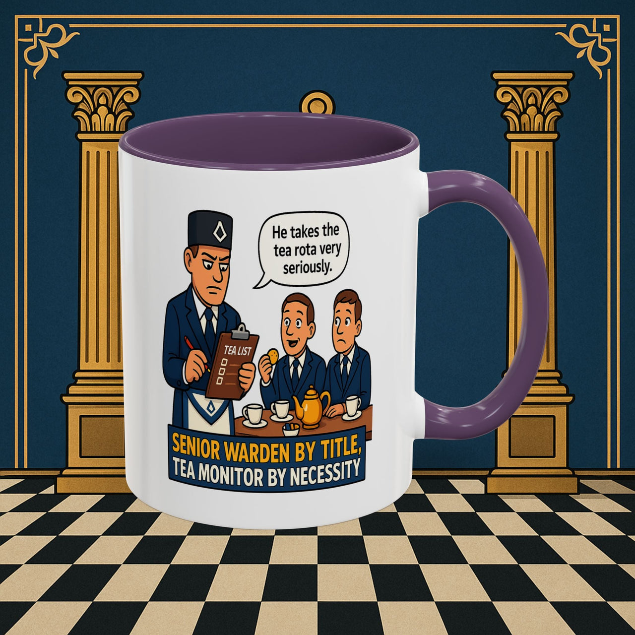 Masonic Mugs - Tea Rota Titans - Senior Warden Printify