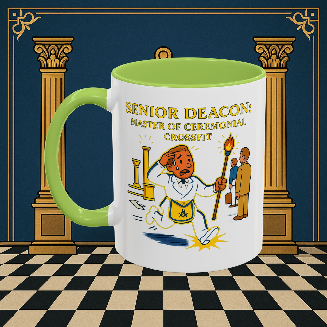 Masonic Mugs - Senior Deacon's CrossFit Challenge - Senior Deacon Printify