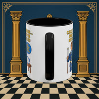 Masonic Mugs - Masonic Tea Break: Fraternal Humor in Comic Book Style, Junior Warden Printify