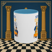 Masonic Mugs - Refreshment of Reason - Steward Printify