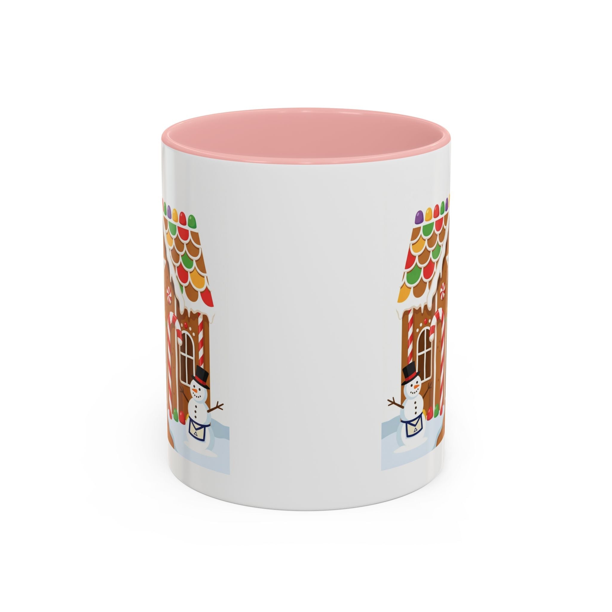 Masonic Gingerbread House — Festive Freemason Holiday Ugly Sweater Design Printify