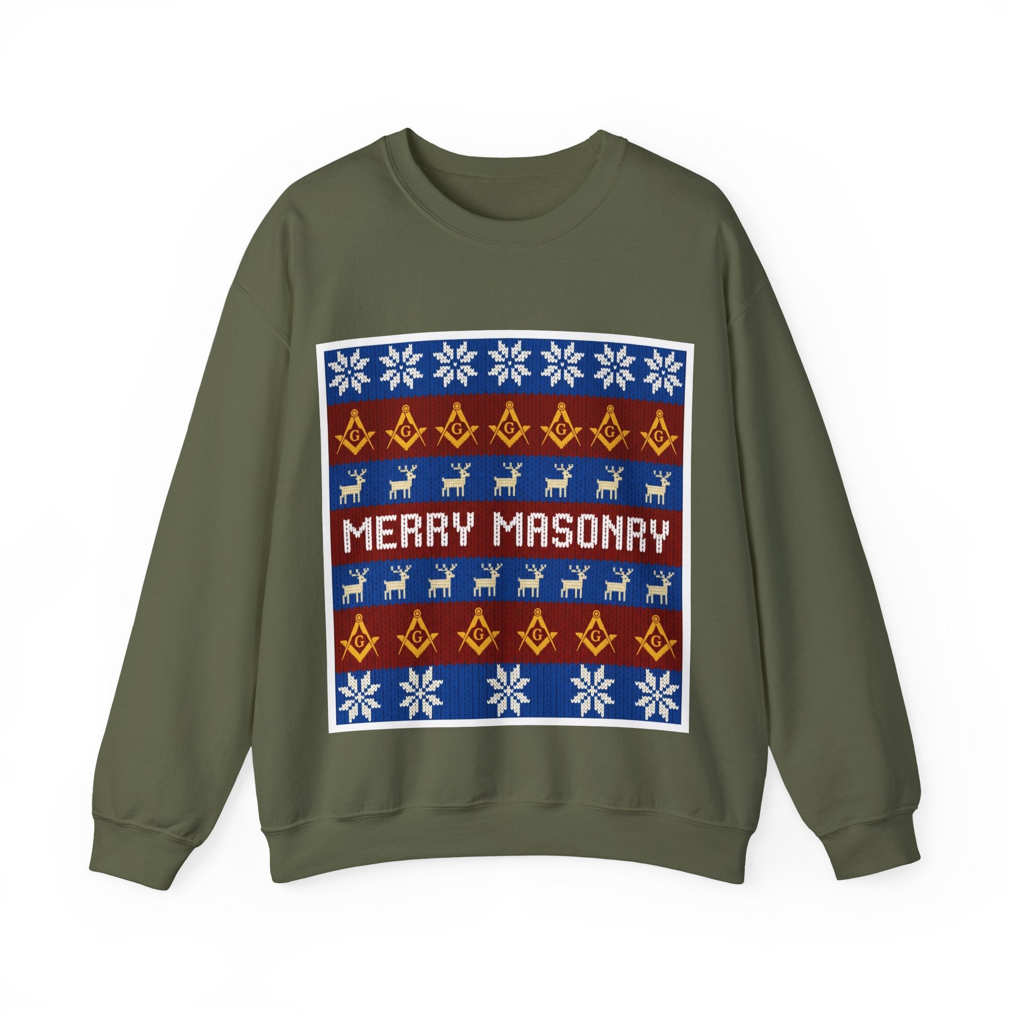 Merry Masonry Masonry Sweatshirt Printify
