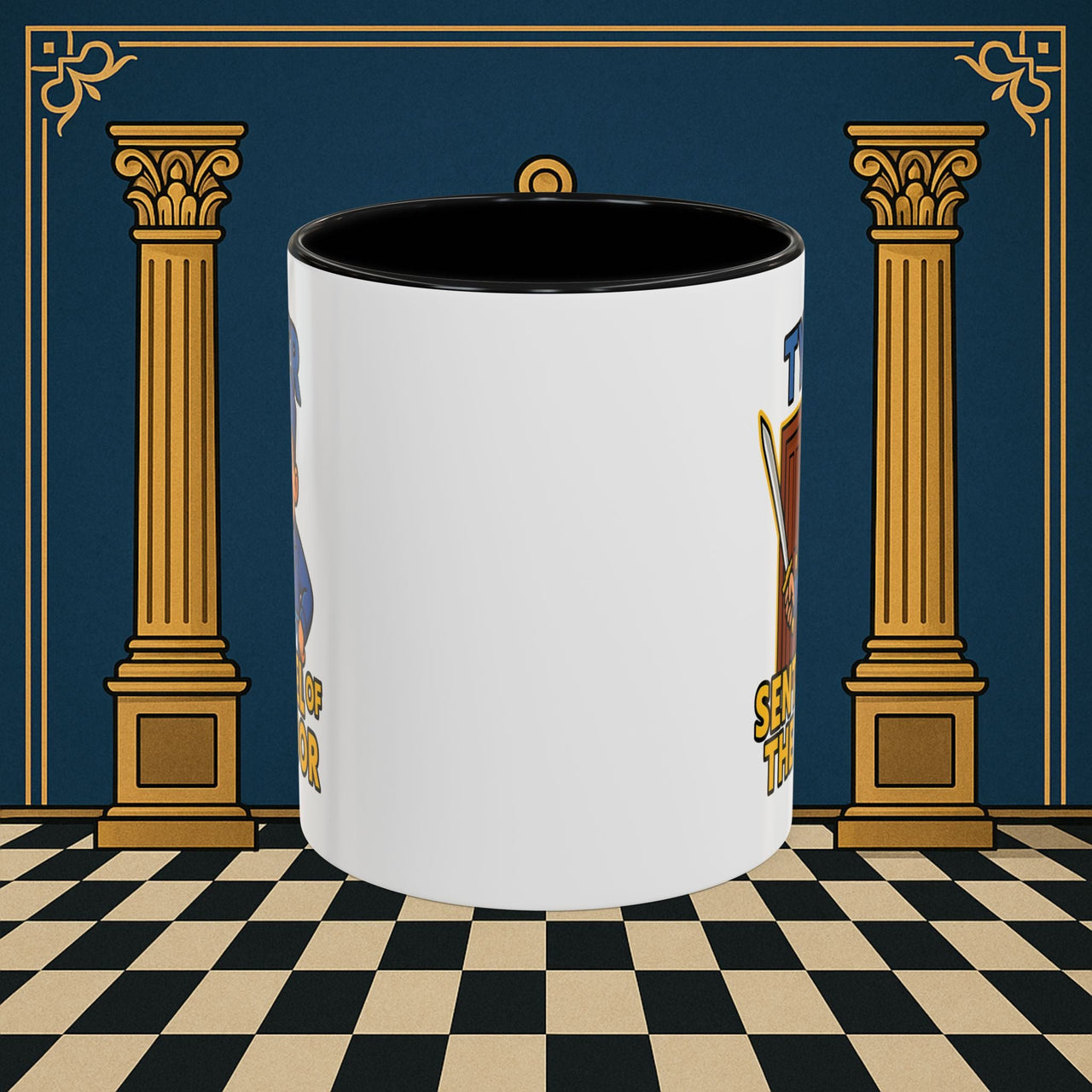 Masonic Mugs - Tyler's Watchful Guard - Tyler Printify