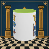 Masonic Mugs - Masonic Tea Break: Fraternal Humor in Comic Book Style, Junior Warden Printify