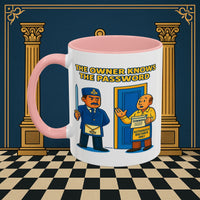 Masonic Mugs - Accent Coloured 11oz Mug - Masonic Mayhem - Inner Guard Printify