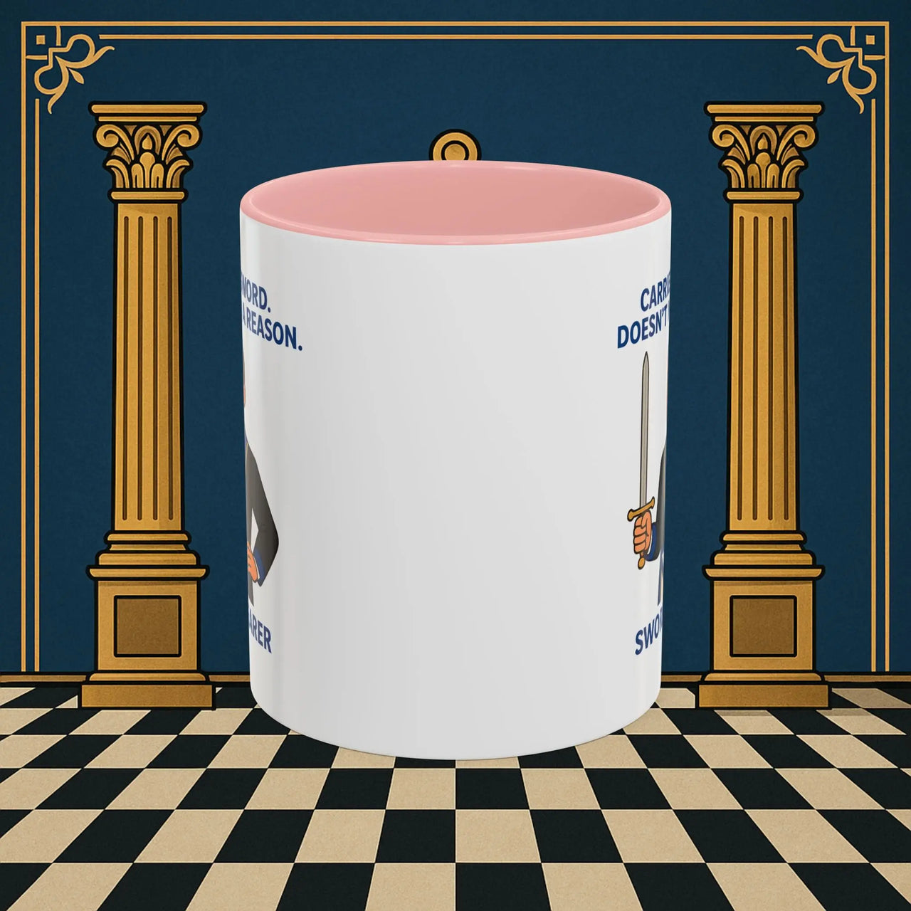 Masonic Mugs - Sword of Mystery - Provincial Sword Bearer Printify