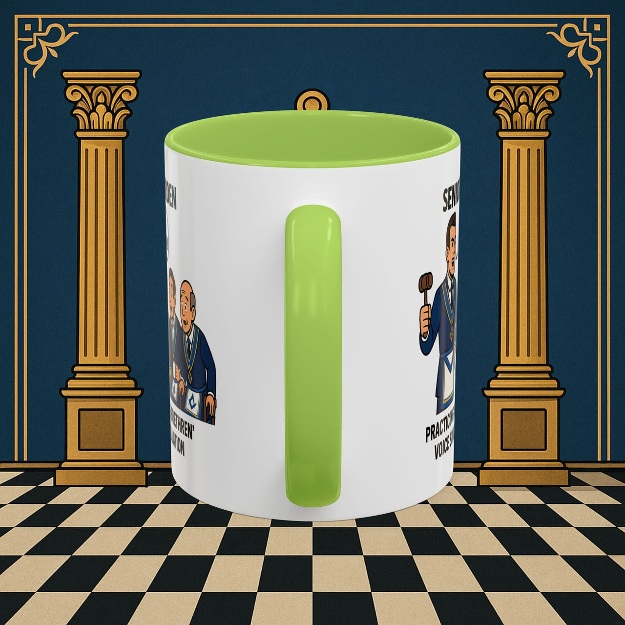 Masonic Mugs - Lodge Leadership - Senior Warden Printify