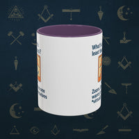 Masonic Mugs Ready to Go – Least Favourite App (Accent Coloured 11oz Mug) Printify