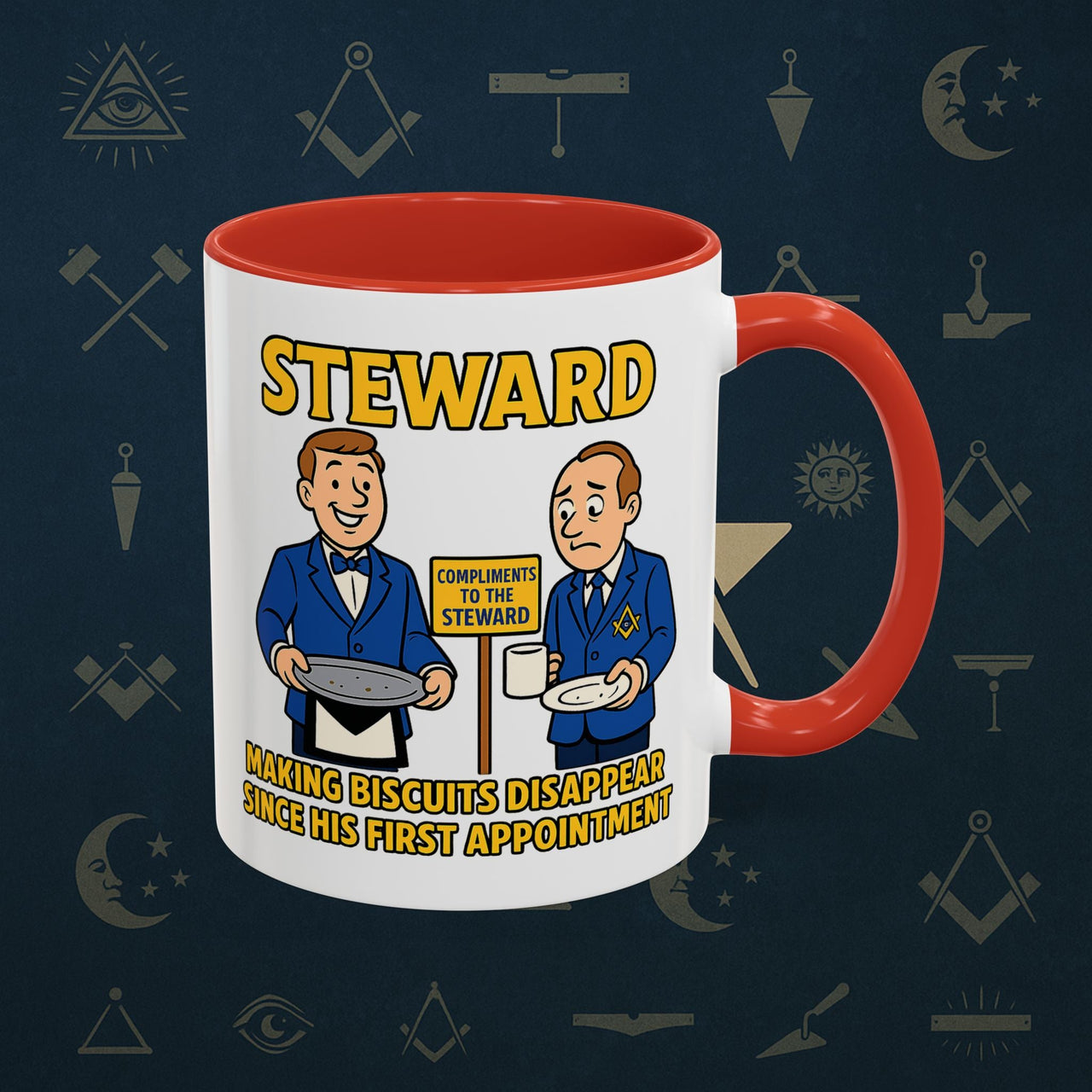 Masonic Mugs - Vanishing Biscuits - Steward Printify