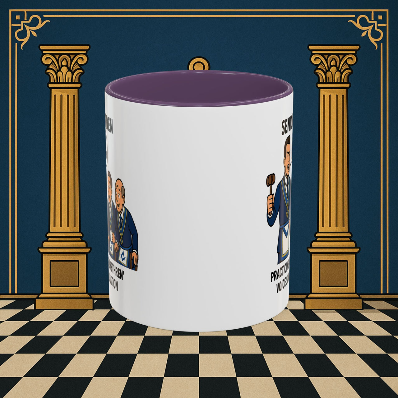 Masonic Mugs - Lodge Leadership - Senior Warden Printify