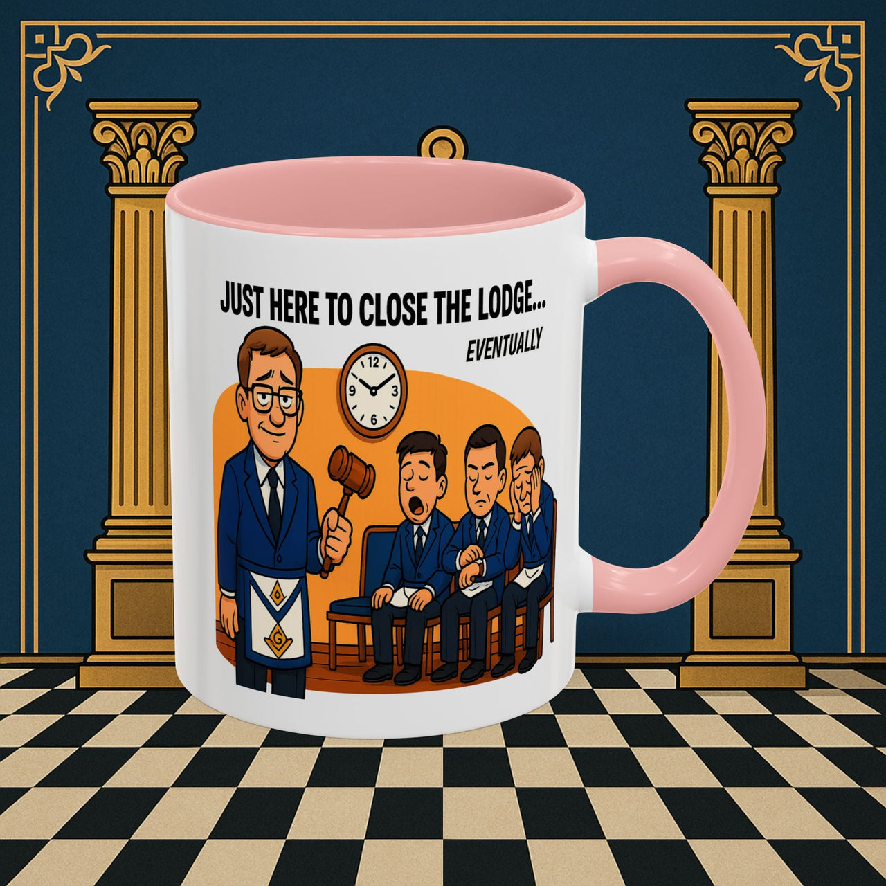 Masonic Mugs - Lodge of Endless Deliberation - Senior Warden Printify