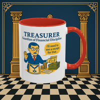 Masonic Mugs - Treasurer's Tally - Treasurer Printify