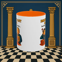 Masonic Mugs - Accent Coloured 11oz Mug - Wisdom Transfer Printify