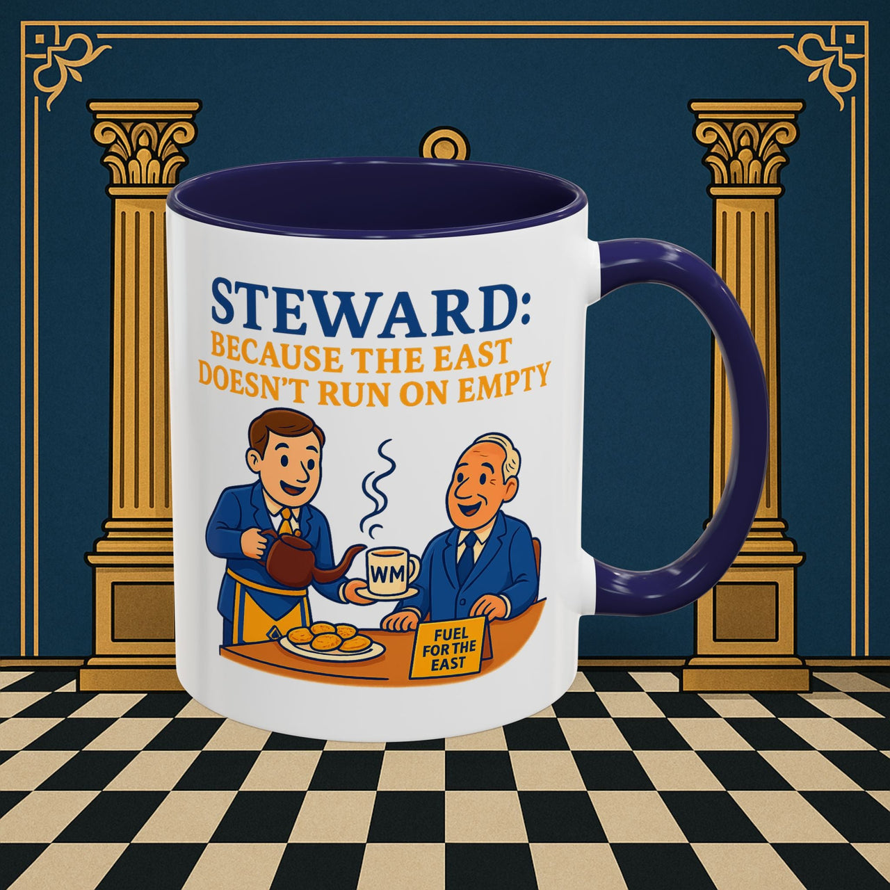 Masonic Mugs - Tea and Empires - Steward Printify