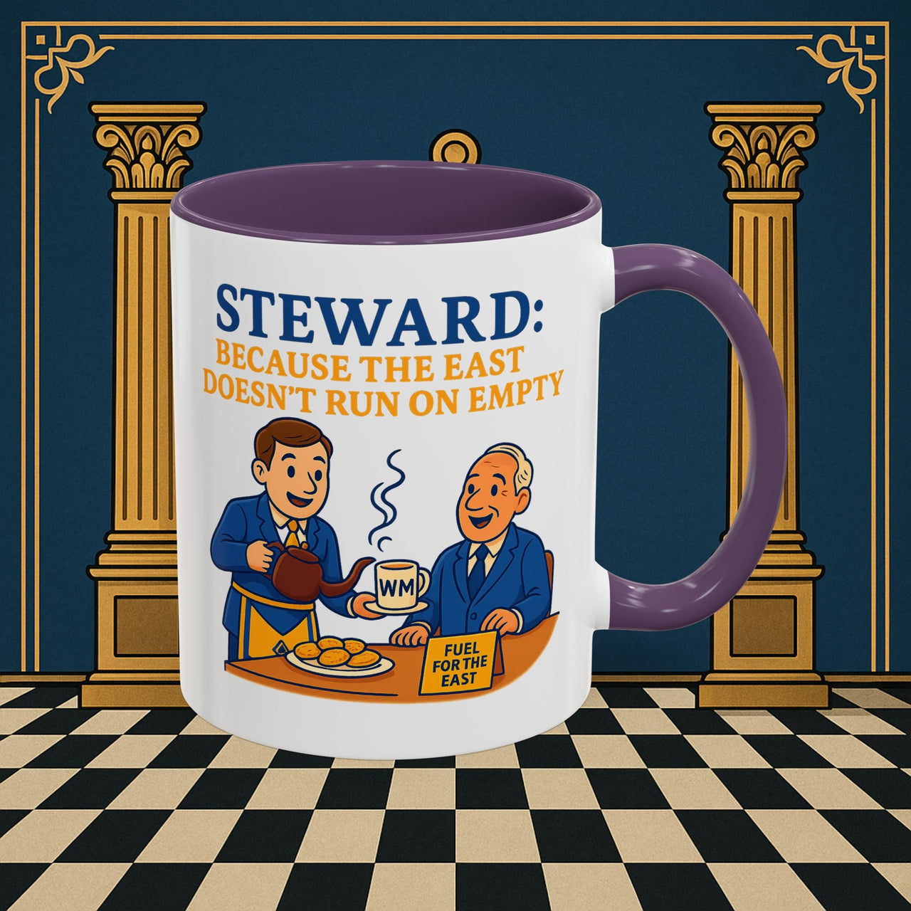 Masonic Mugs - Tea and Empires - Steward Printify