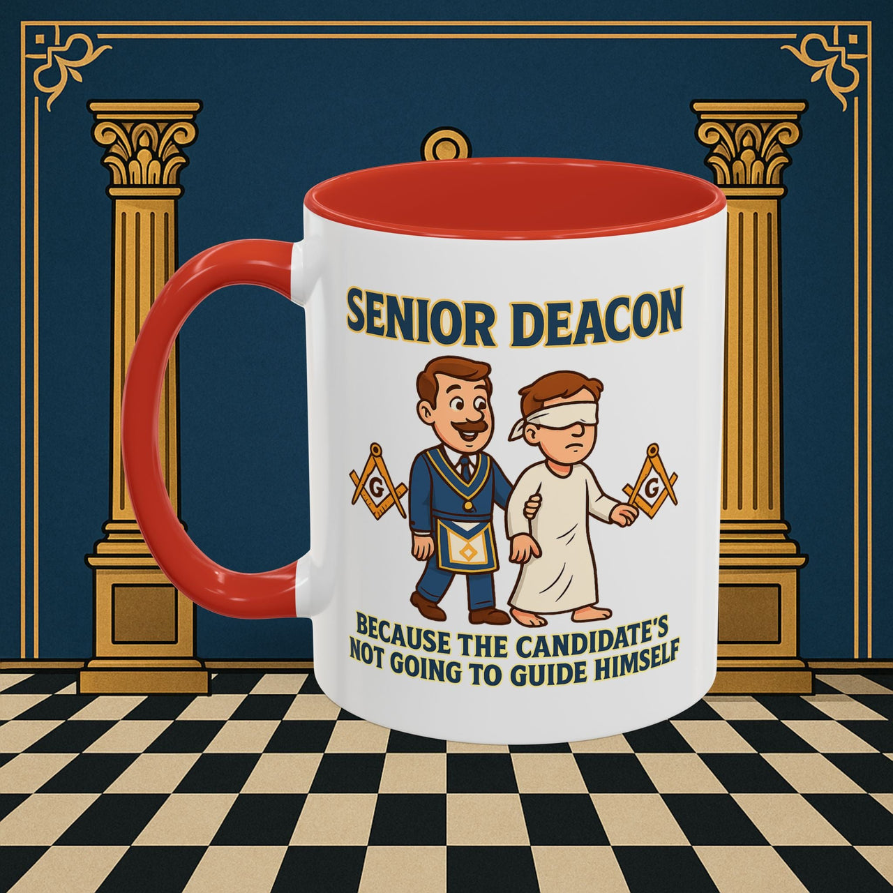 Masonic Mugs - Guiding Light - Senior Deacon Printify