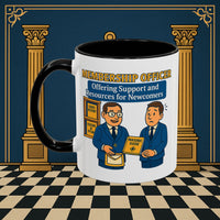 Masonic Mugs - Welcoming New Brothers - Membership Secretary Printify