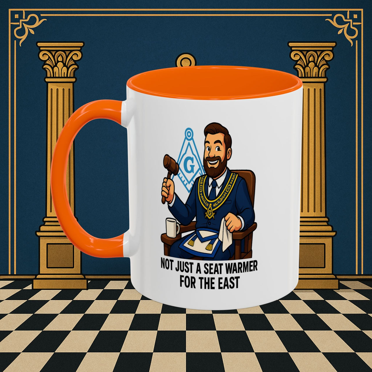 Masonic Mugs - Masonic Majesty - Senior Warden Printify