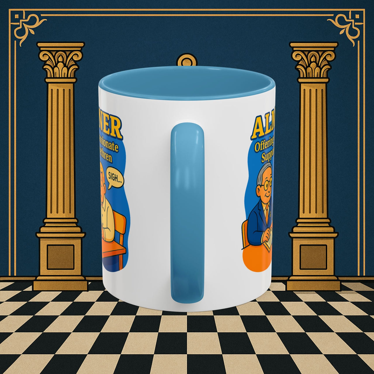 Masonic Mugs - Bureaucratic Empathy - Almoner Printify
