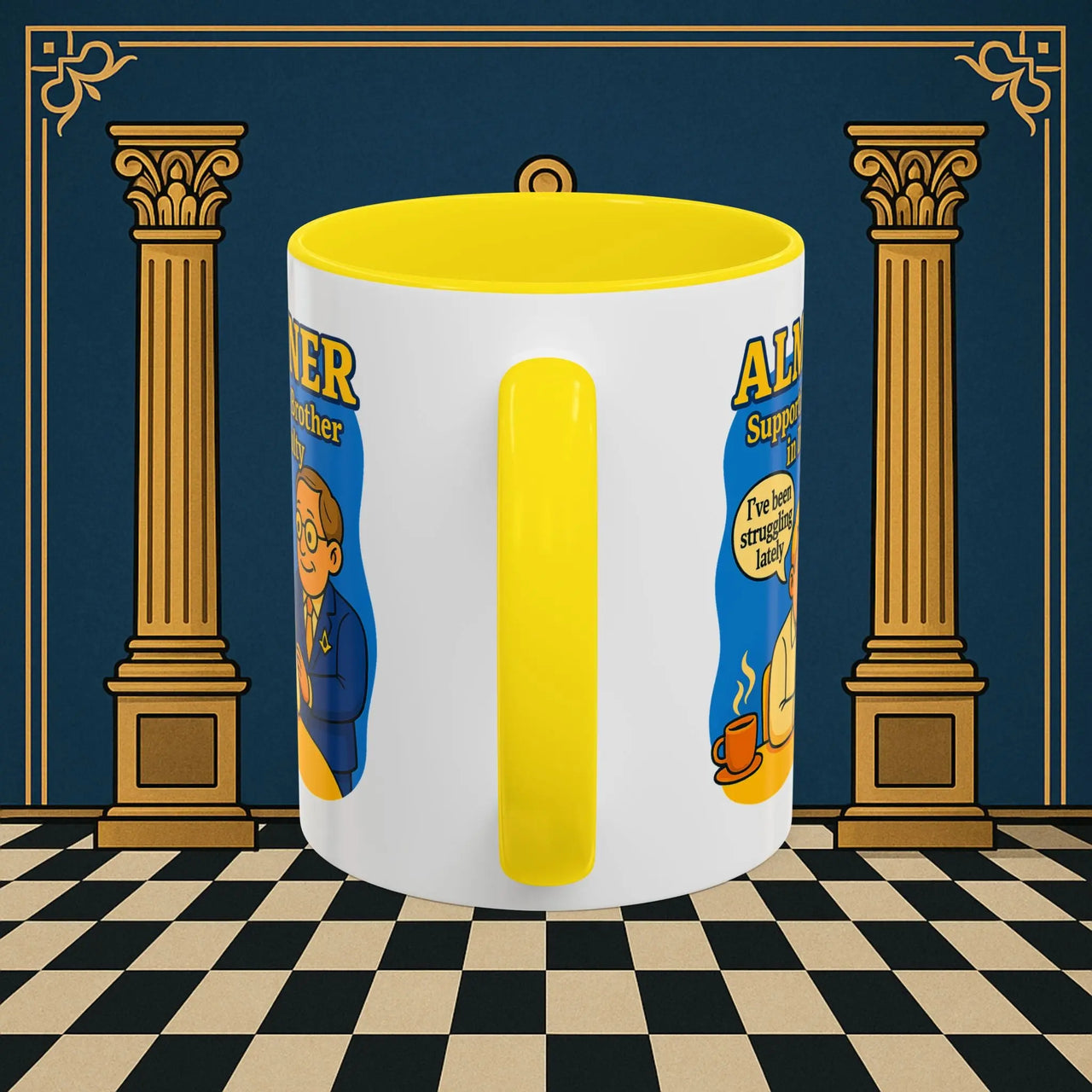 Masonic Mugs - Almoner's Assist - Almoner Printify