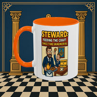 Masonic Mugs - Feeding Freemasonry's Fellowship - Steward Printify