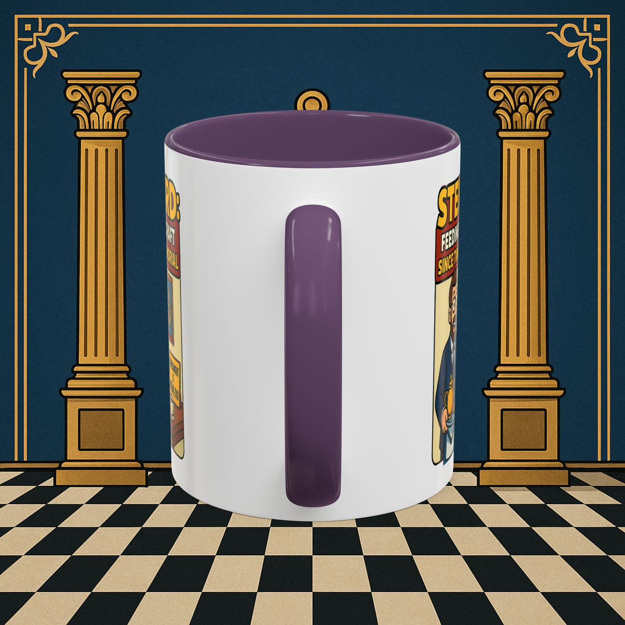 Masonic Mugs - Feeding Freemasonry's Fellowship - Steward Printify
