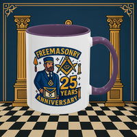 Masonic Mugs - Masonic Legacy - 25 years anniversary Printify