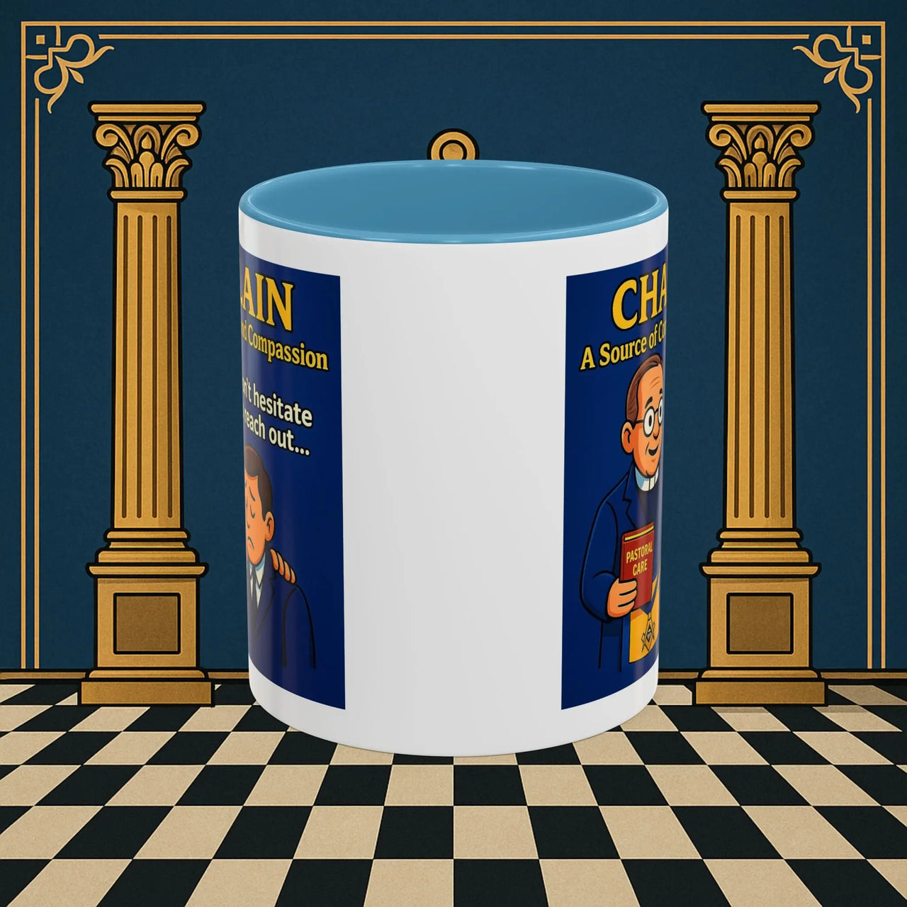 Masonic Mugs - Healing Hearts - Chaplain Printify