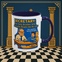 Masonic Mugs - Bureaucratic Bliss - Secretary Printify