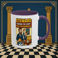Masonic Mugs - Feeding Freemasonry's Fellowship - Steward Printify