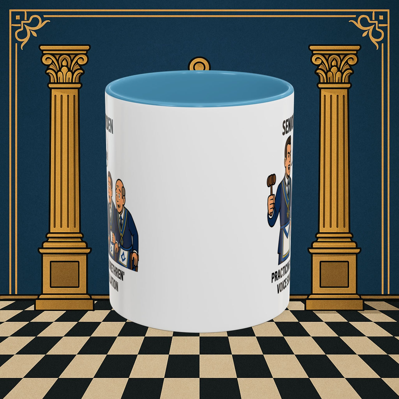 Masonic Mugs - Lodge Leadership - Senior Warden Printify