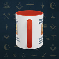Masonic Mugs Ready to Go – Least Favourite App (Accent Coloured 11oz Mug) Printify