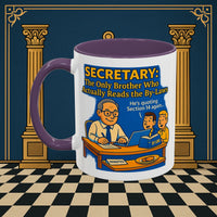 Masonic Mugs - Bureaucratic Bliss - Secretary Printify