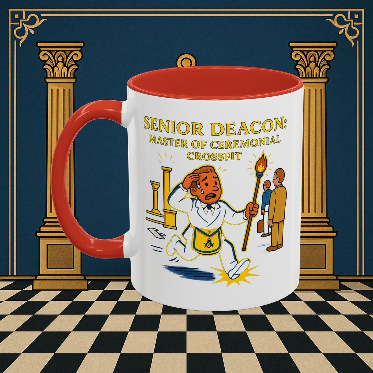 Masonic Mugs - Senior Deacon's CrossFit Challenge - Senior Deacon Printify
