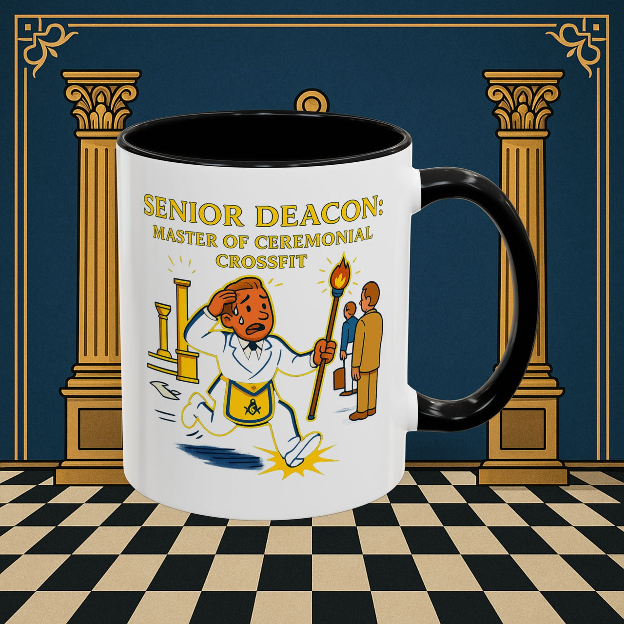 Masonic Mugs - Senior Deacon's CrossFit Challenge - Senior Deacon Printify