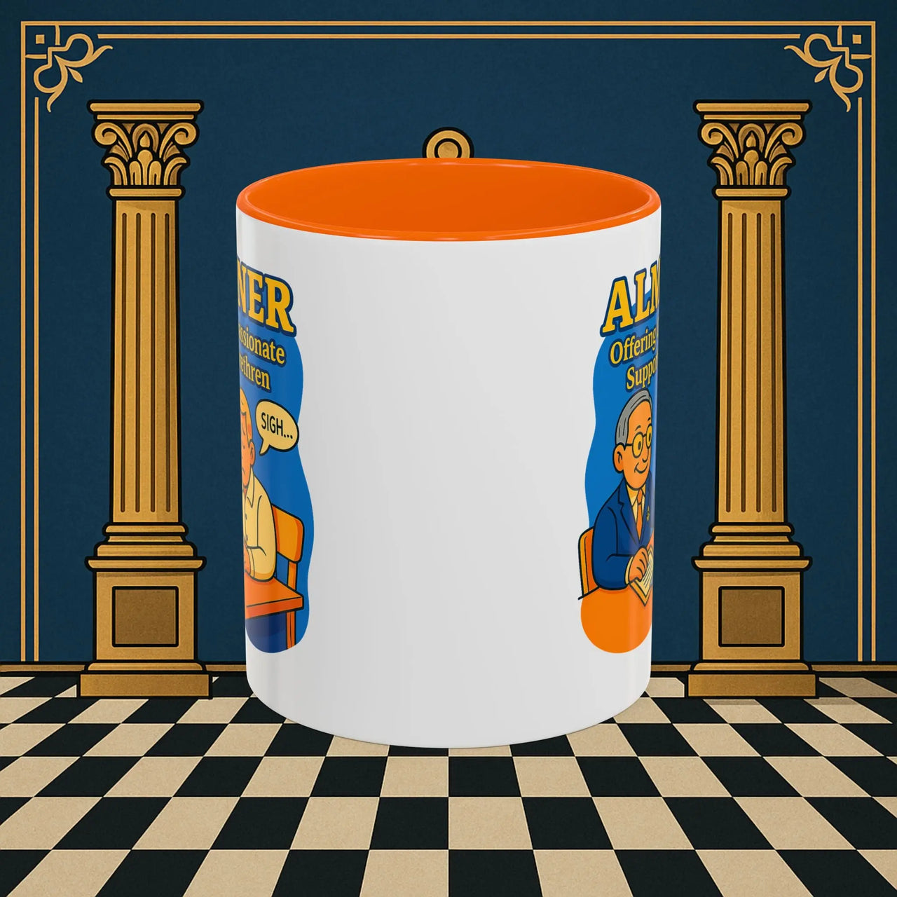 Masonic Mugs - Bureaucratic Empathy - Almoner Printify